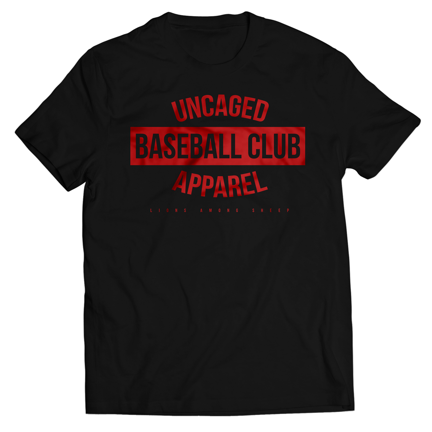 Baseball Club T-Shirt - Black/Red