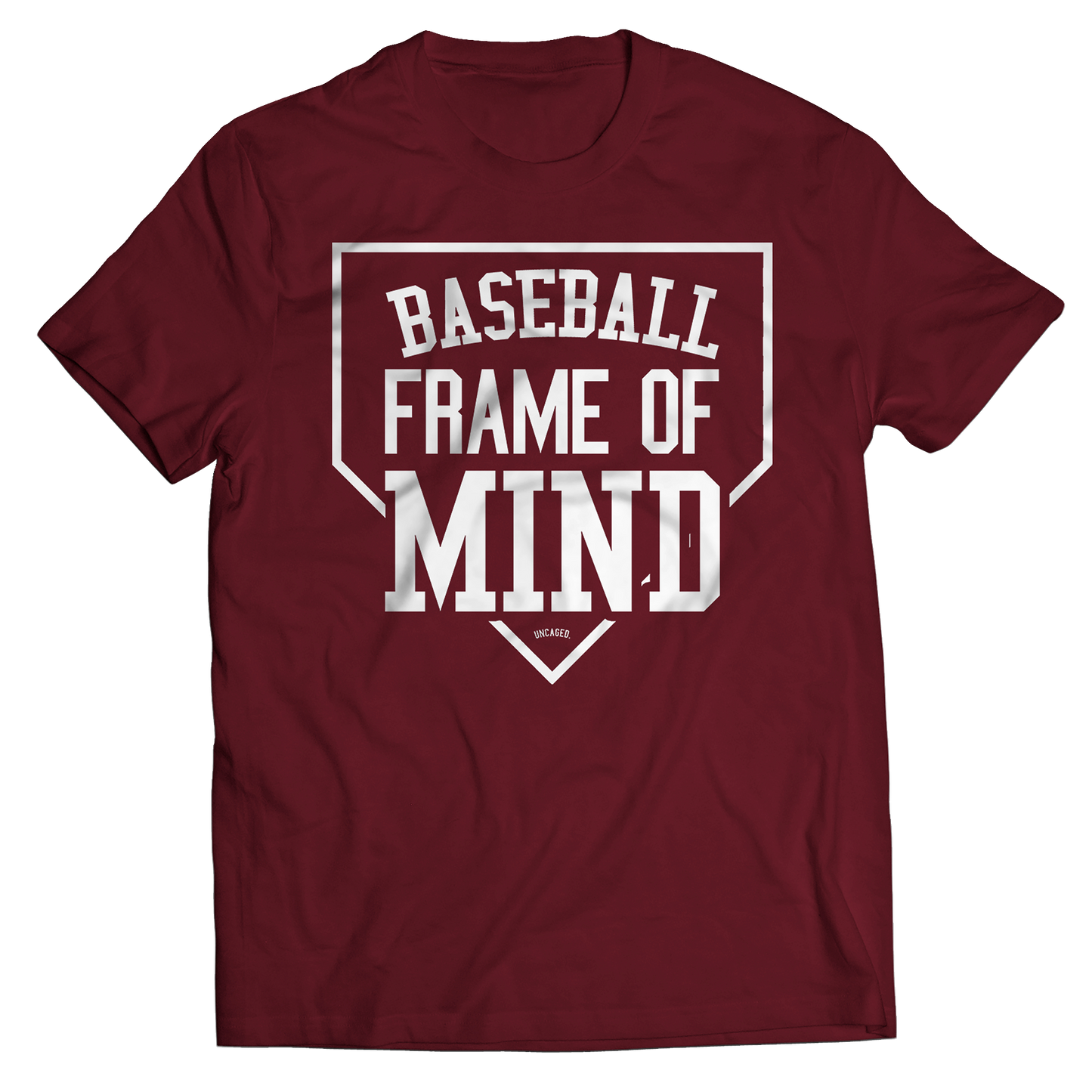 Baseball Frame of Mind T-Shirt - Maroon