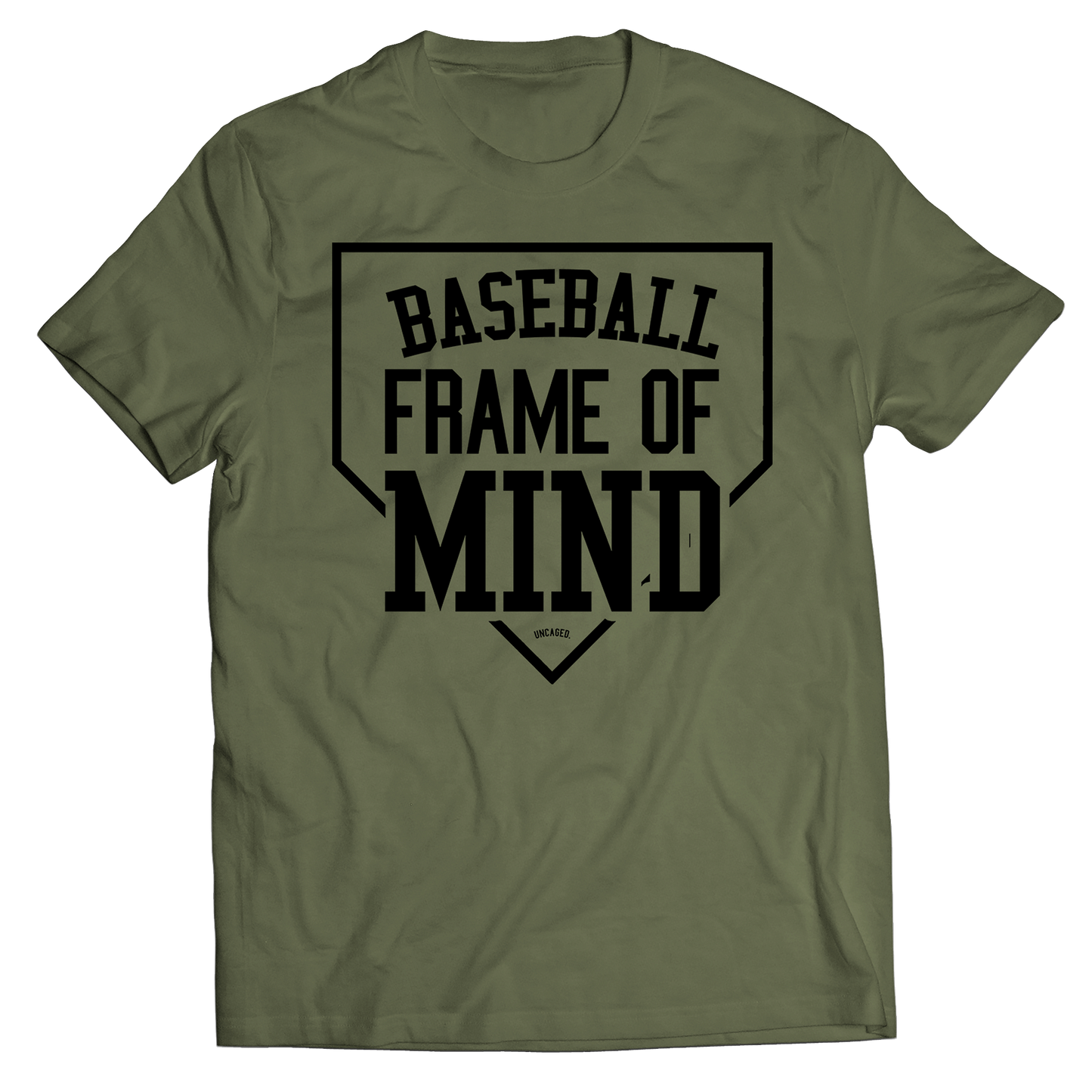 Baseball Frame of Mind T-Shirt - Olive