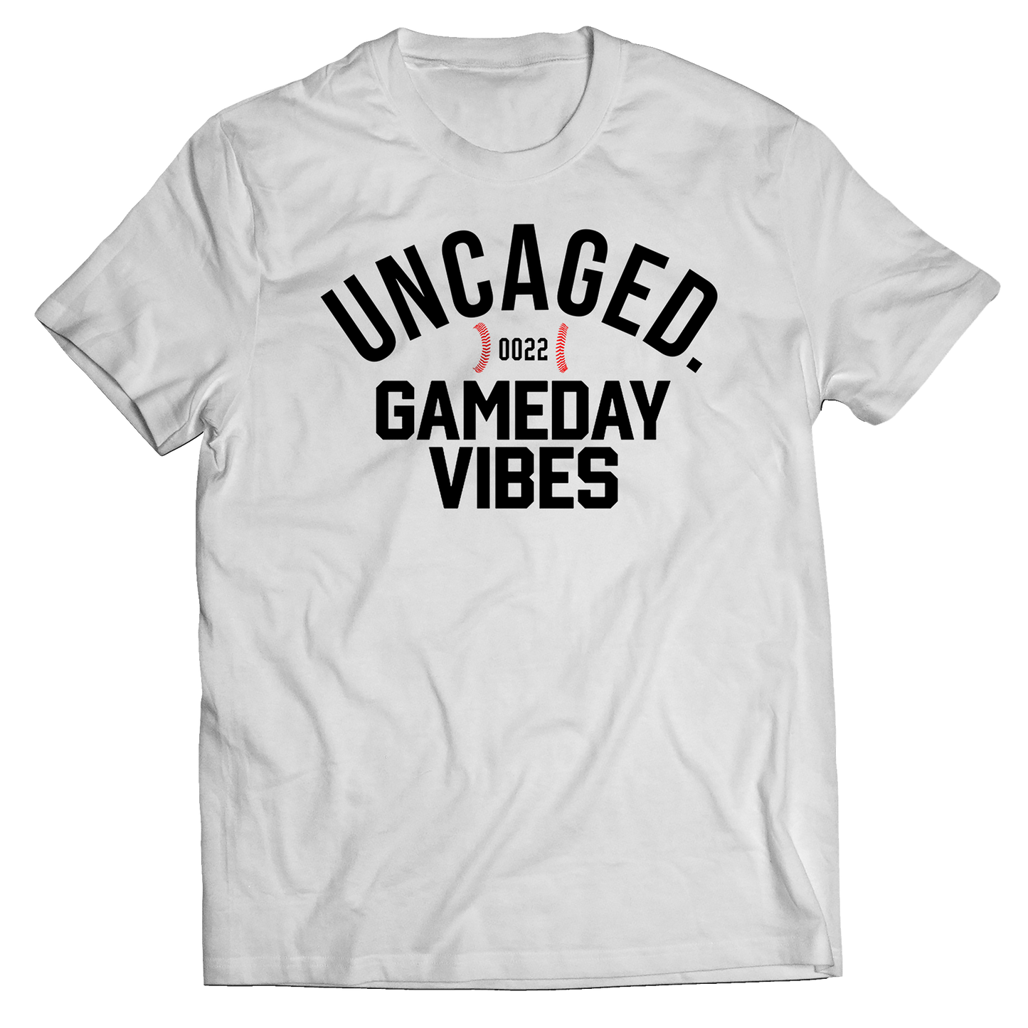 Gameday Vibes T-Shirt - White/Black