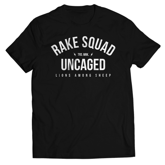 Rake Squad T-Shirt - Black/White