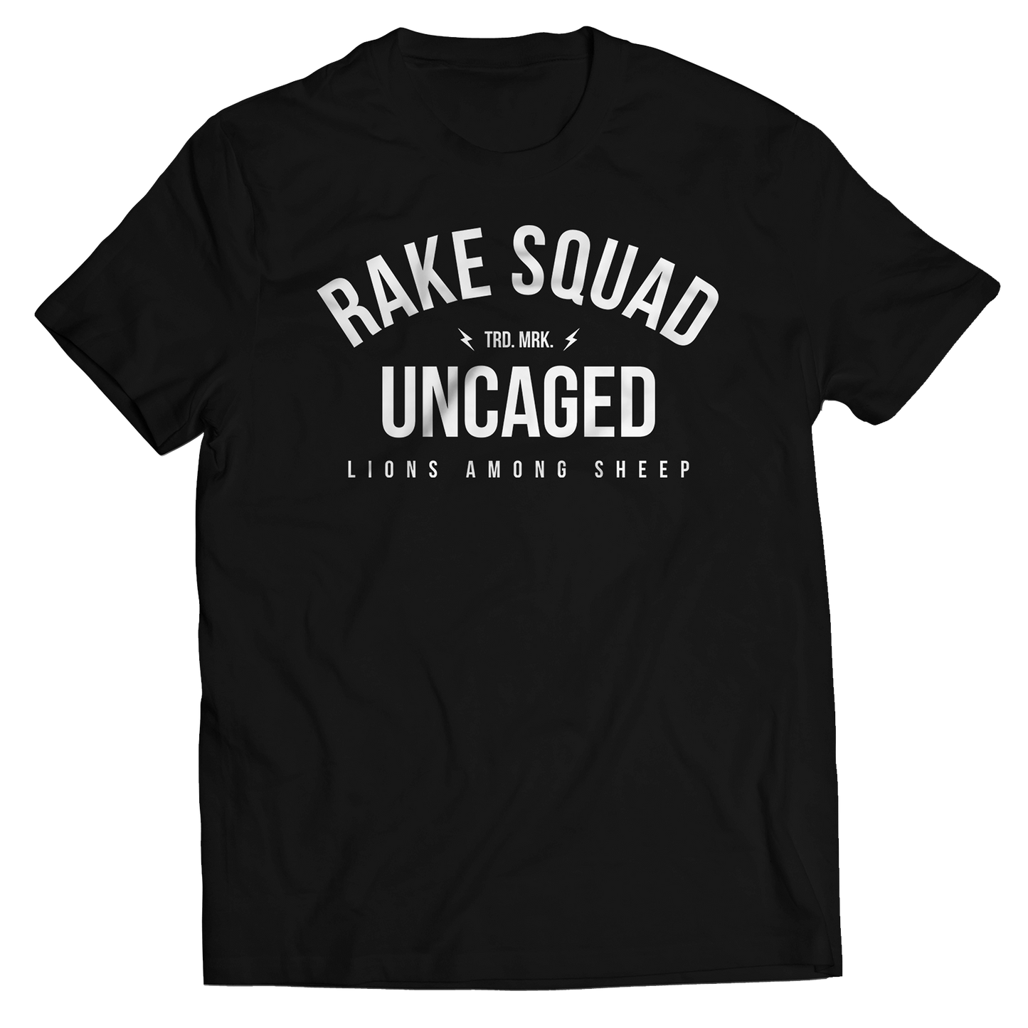 Rake Squad T-Shirt - Black/White